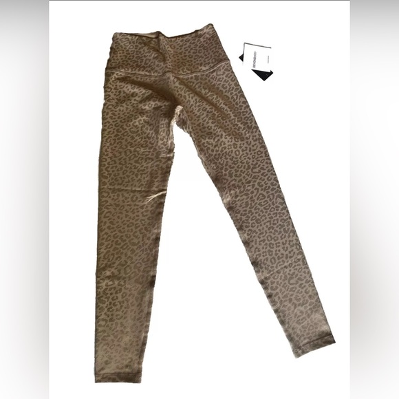 Beyond Yoga, Gold Metallic And Caramel Leggings Size Small New With Tag - Picture 4 of 12